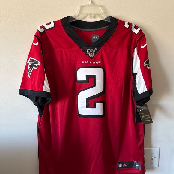 NFL Red and Black Men's Jersey